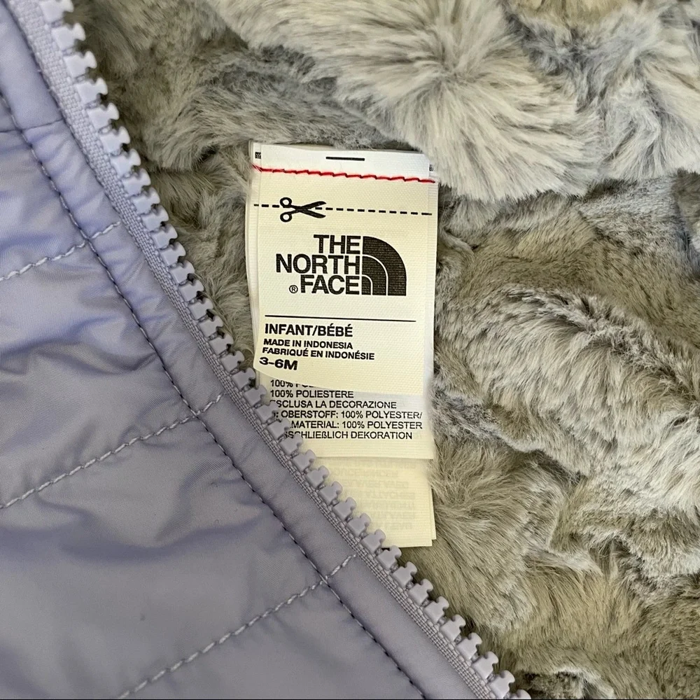 Infant North Face Reversible Mossbud Swirl Jacket - Picture 8 of 8